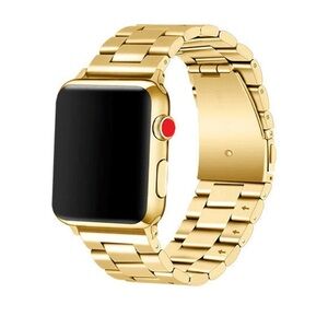 NWT Watch Band Apple Compatible Gold-Tone Unisex